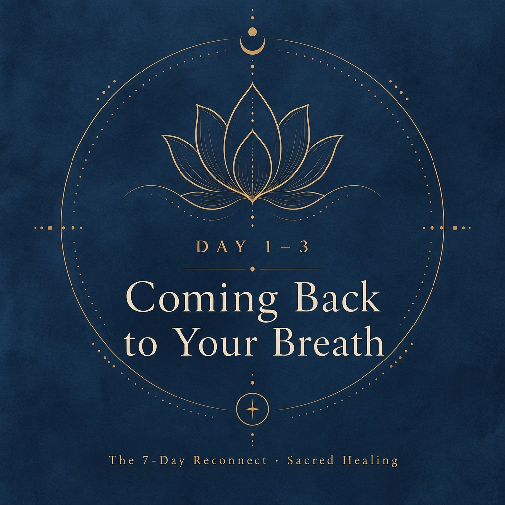 Cover artwork for Day 1–3: Coming back to your breath